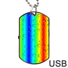 Pattern Dog Tag Usb Flash (one Side) by gasi