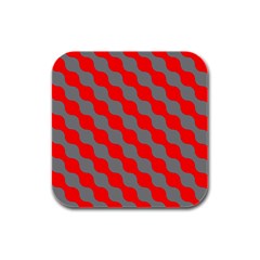 Pattern Rubber Square Coaster (4 Pack)  by gasi