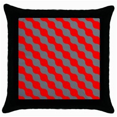 Pattern Throw Pillow Case (black) by gasi