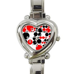 Pattern Heart Italian Charm Watch by gasi