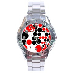 Pattern Stainless Steel Analogue Watch by gasi