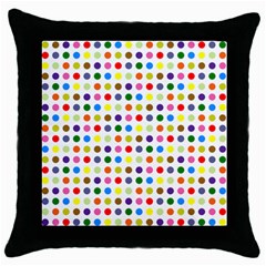 Pattern Throw Pillow Case (black) by gasi