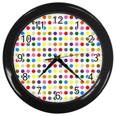 Pattern Wall Clocks (black) by gasi