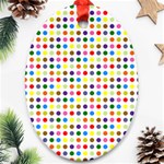 Pattern Oval Ornament (Two Sides) Back