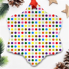 Pattern Snowflake Ornament (two Sides) by gasi