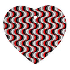 Pattern Heart Ornament (two Sides) by gasi