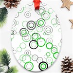 Pattern Oval Ornament (Two Sides) Front