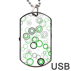 Pattern Dog Tag Usb Flash (one Side) by gasi