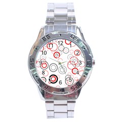 Pattern Stainless Steel Analogue Watch by gasi