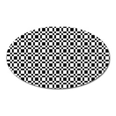 Pattern Oval Magnet by gasi