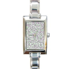 Pattern Rectangle Italian Charm Watch by gasi