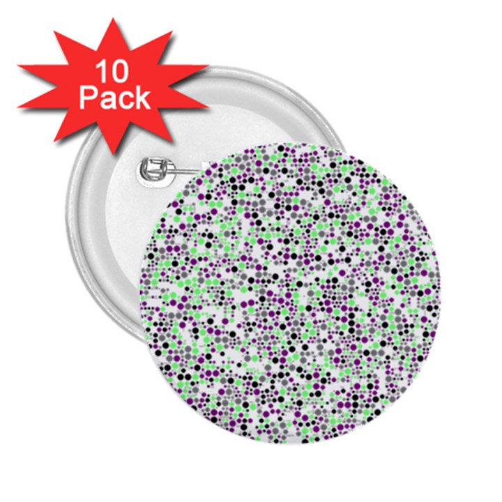 Pattern 2.25  Buttons (10 pack) 