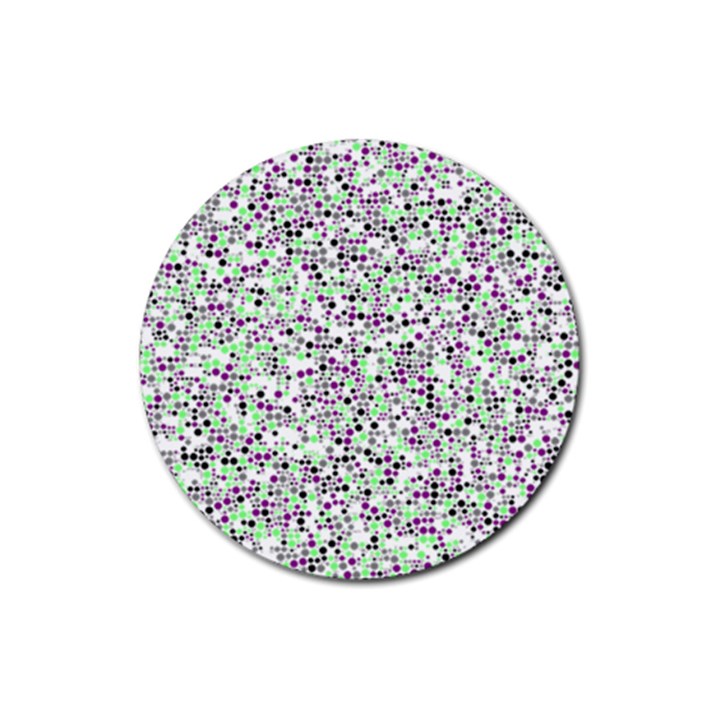 Pattern Rubber Coaster (Round) 