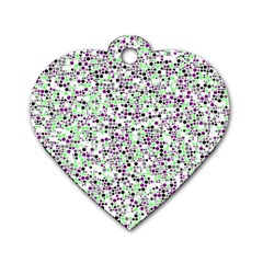 Pattern Dog Tag Heart (one Side) by gasi