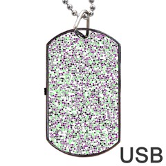 Pattern Dog Tag Usb Flash (one Side) by gasi