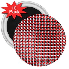 Pattern 3  Magnets (10 Pack)  by gasi