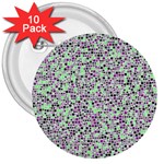 Pattern 3  Buttons (10 pack)  Front