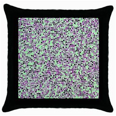 Pattern Throw Pillow Case (black) by gasi