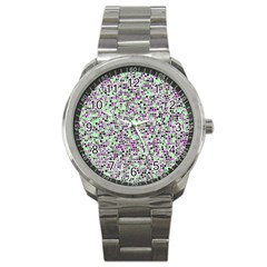 Pattern Sport Metal Watch by gasi