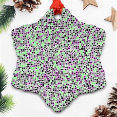 Pattern Snowflake Ornament (two Sides) by gasi