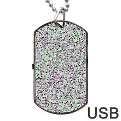 Pattern Dog Tag Usb Flash (one Side) by gasi