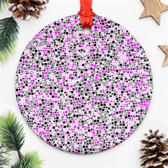 Pattern Round Ornament (two Sides) by gasi