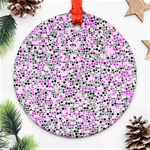 Pattern Round Ornament (Two Sides) Front