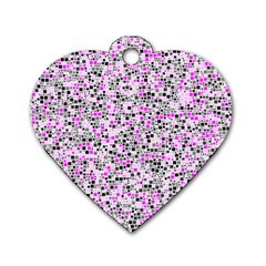 Pattern Dog Tag Heart (two Sides) by gasi