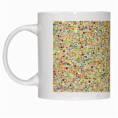 Pattern White Mugs