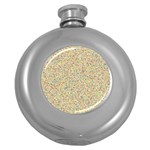 Pattern Round Hip Flask (5 oz) Front