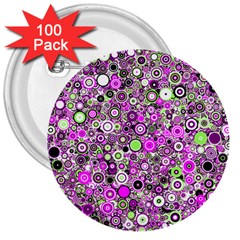 Pattern 3  Buttons (100 Pack)  by gasi