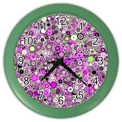 Pattern Color Wall Clocks by gasi