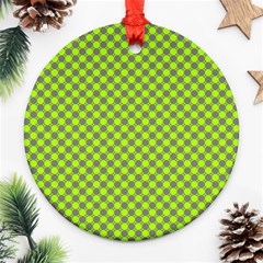 Pattern Round Ornament (two Sides) by gasi