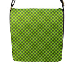 Pattern Flap Messenger Bag (l) 