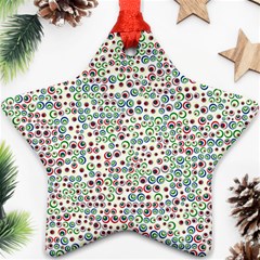 Pattern Star Ornament (two Sides) by gasi