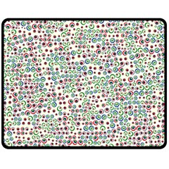 Pattern Double Sided Fleece Blanket (medium)  by gasi