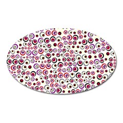 Pattern Oval Magnet by gasi