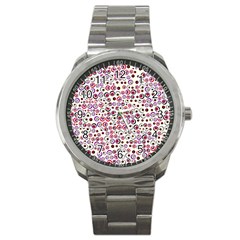 Pattern Sport Metal Watch by gasi