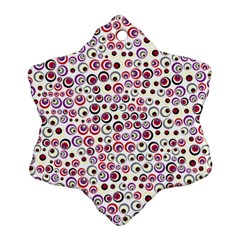 Pattern Snowflake Ornament (two Sides) by gasi