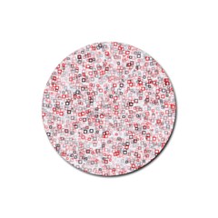 Pattern Rubber Coaster (round)  by gasi