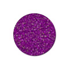 Pattern Rubber Coaster (round)  by gasi