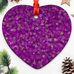 Pattern Heart Ornament (two Sides) by gasi