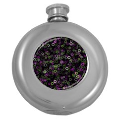 Pattern Round Hip Flask (5 Oz) by gasi