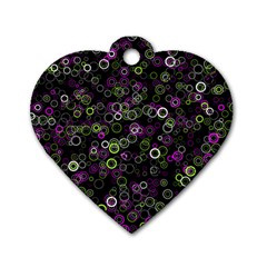 Pattern Dog Tag Heart (two Sides) by gasi