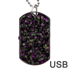 Pattern Dog Tag Usb Flash (two Sides) by gasi