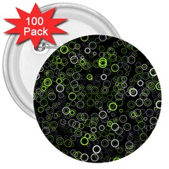 Pattern 3  Buttons (100 Pack)  by gasi