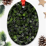 Pattern Oval Ornament (Two Sides) Back