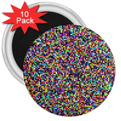 Pattern 3  Magnets (10 Pack)  by gasi