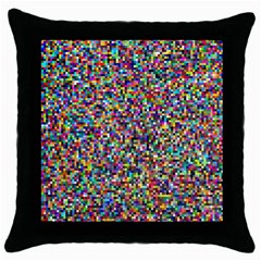 Pattern Throw Pillow Case (black) by gasi