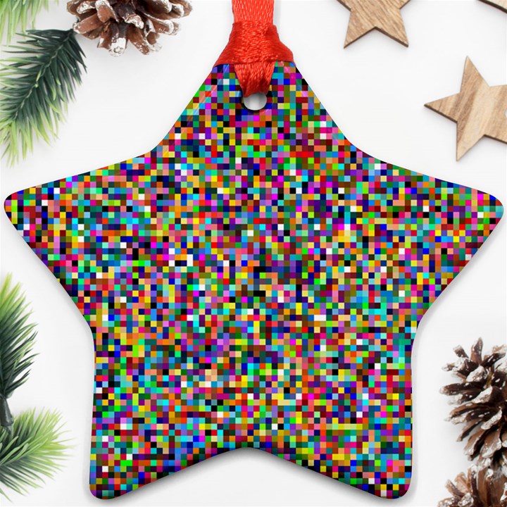 Pattern Star Ornament (Two Sides)